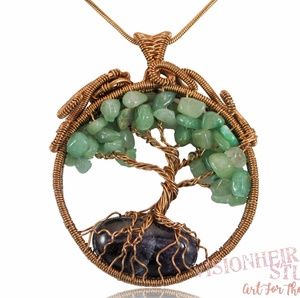 Tree of Life 3D wrapped in copper